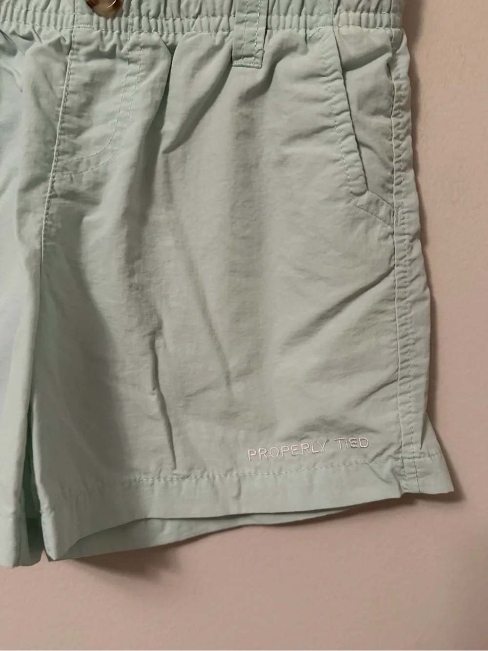 Properly Tied Mint Green Mallard Shorts